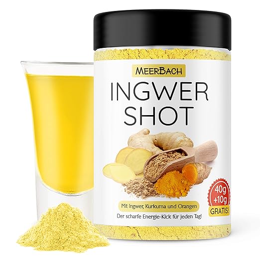 Ingwer Shot mit Vitamin C und Zink