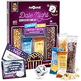 Date Night Scratch Off Cards Movie Popcorn Gift Set, Best Couples Gift Ideas, 30 Date Night Scratch Off Cards, Movie Night Dice Game, Popcorn Kernels & Gourmet Seasoning, Couples Gifts for Her Him, Kosher