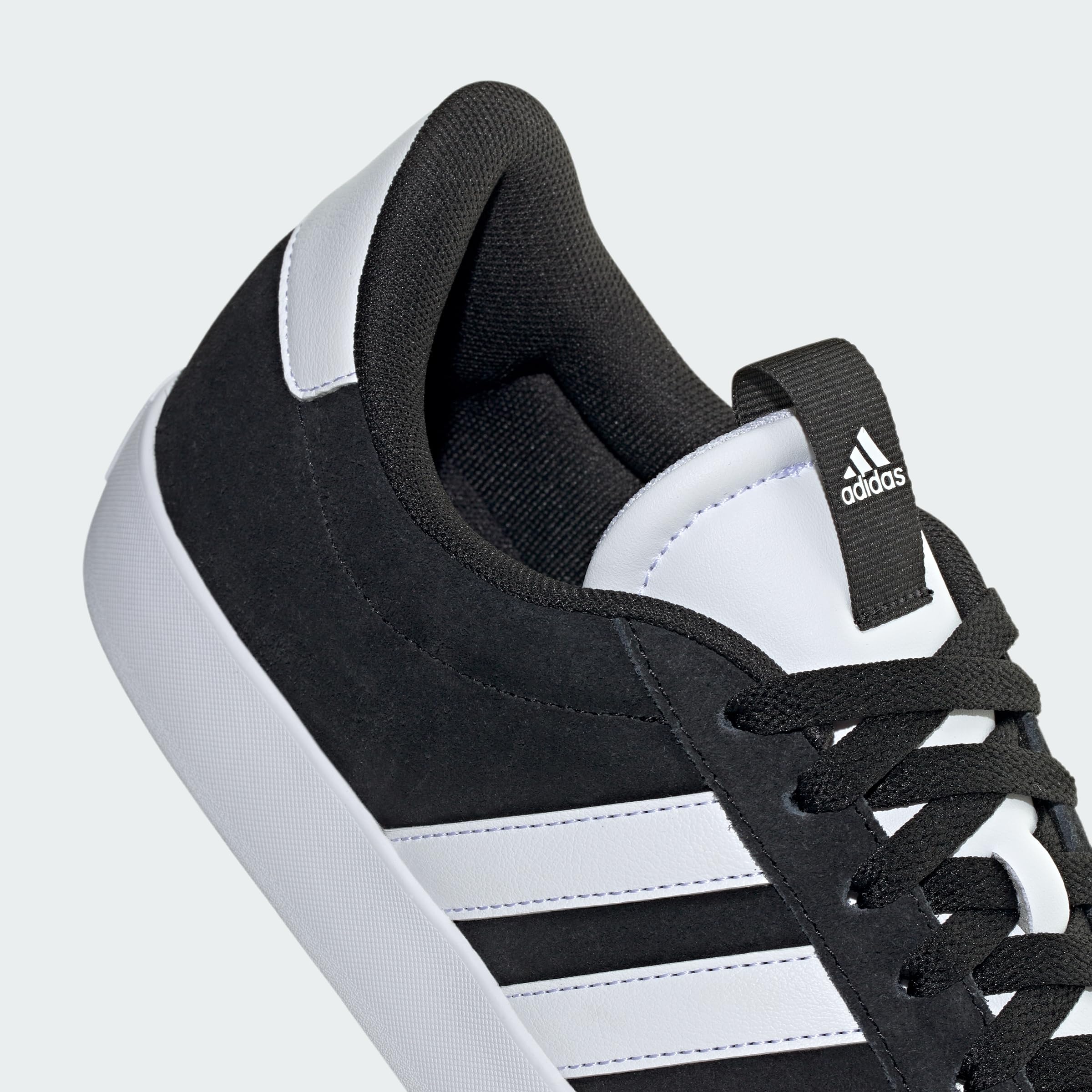 adidas Herren VL COURT 3.0 Shoes, Core Black / Cloud White / Core Black, 42 2/3 EU 6