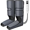 Leg Massager for Circulation and Pain Relief, Upgrade AI Pressure Sensor Technology, FSA HSA Eligible, Air Compression Foot Leg Massage Machine, 5 Modes, Aids in Swelling, RLS, Gift for Men Women