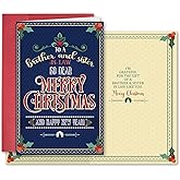 SuperShunhu Christmas Card for Brother and Sister-in-Law, Merry Christmas & Happy New Year Greeting Card for In-Laws, Warm Holiday Greeting Card
