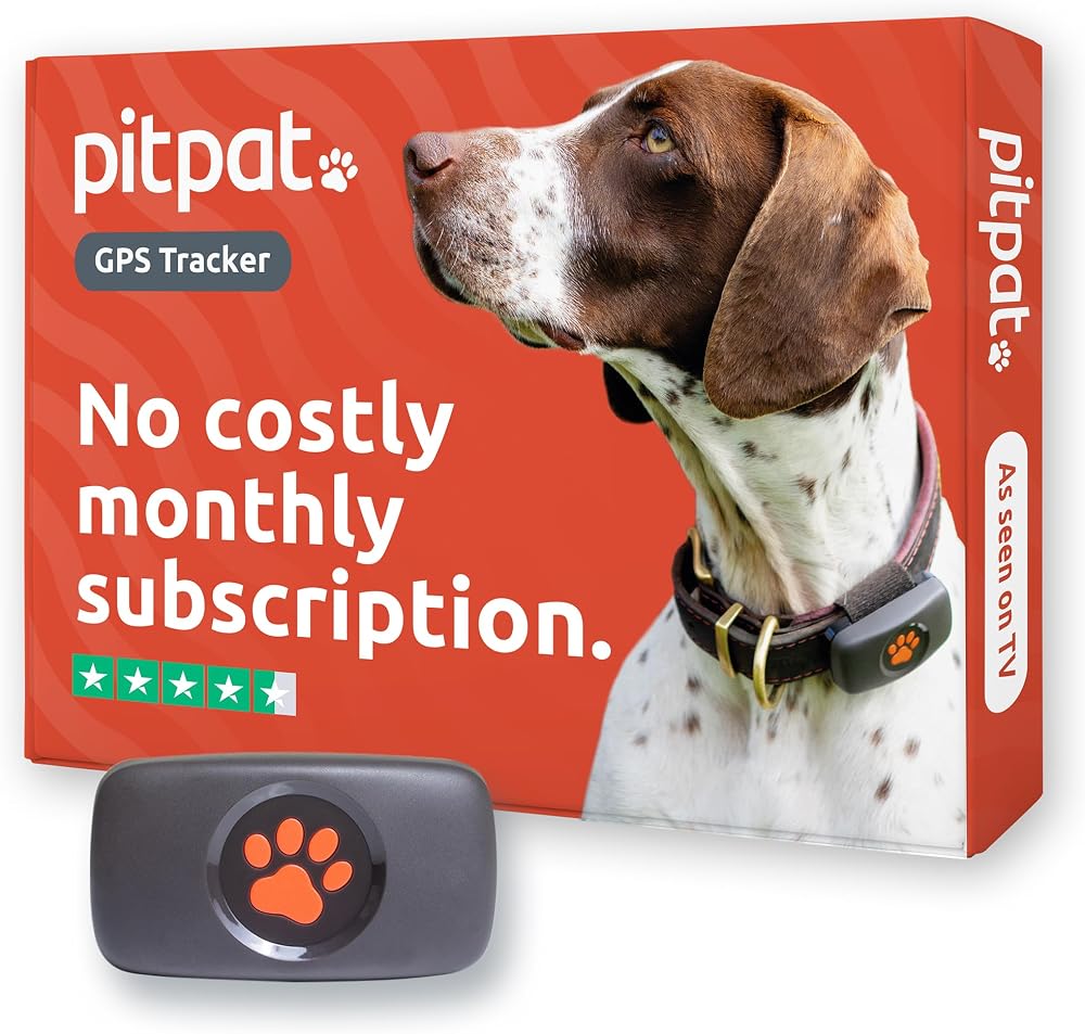 PitPat Dog GPS Tracker No Subscription Required Waterproof 100% UK Made