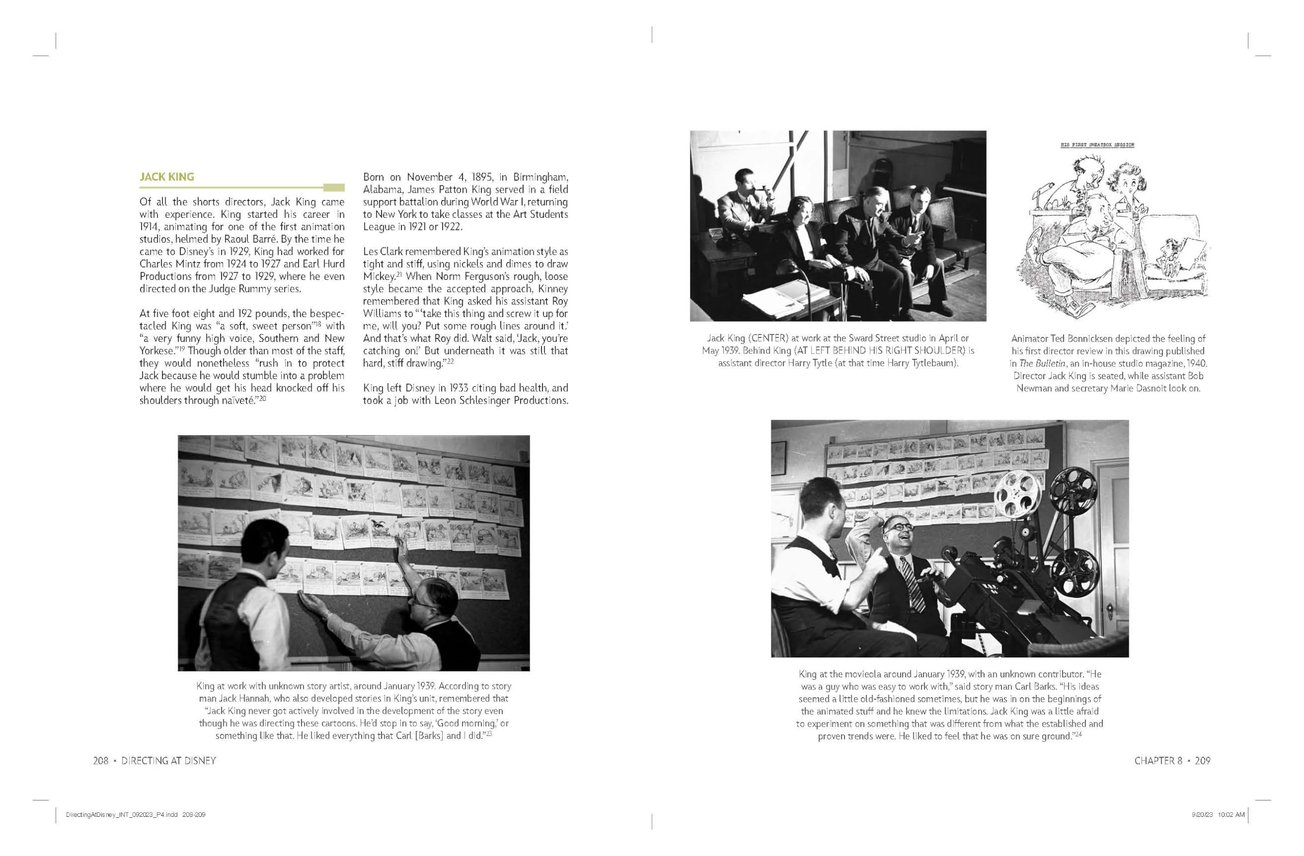 Directing at Disney: The Original Directors of Walt's Animated Films