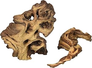 Zoo Med (2 Pack) Laboratories AZMMAS Mopani Wood, Small, 6 to 8-Inch