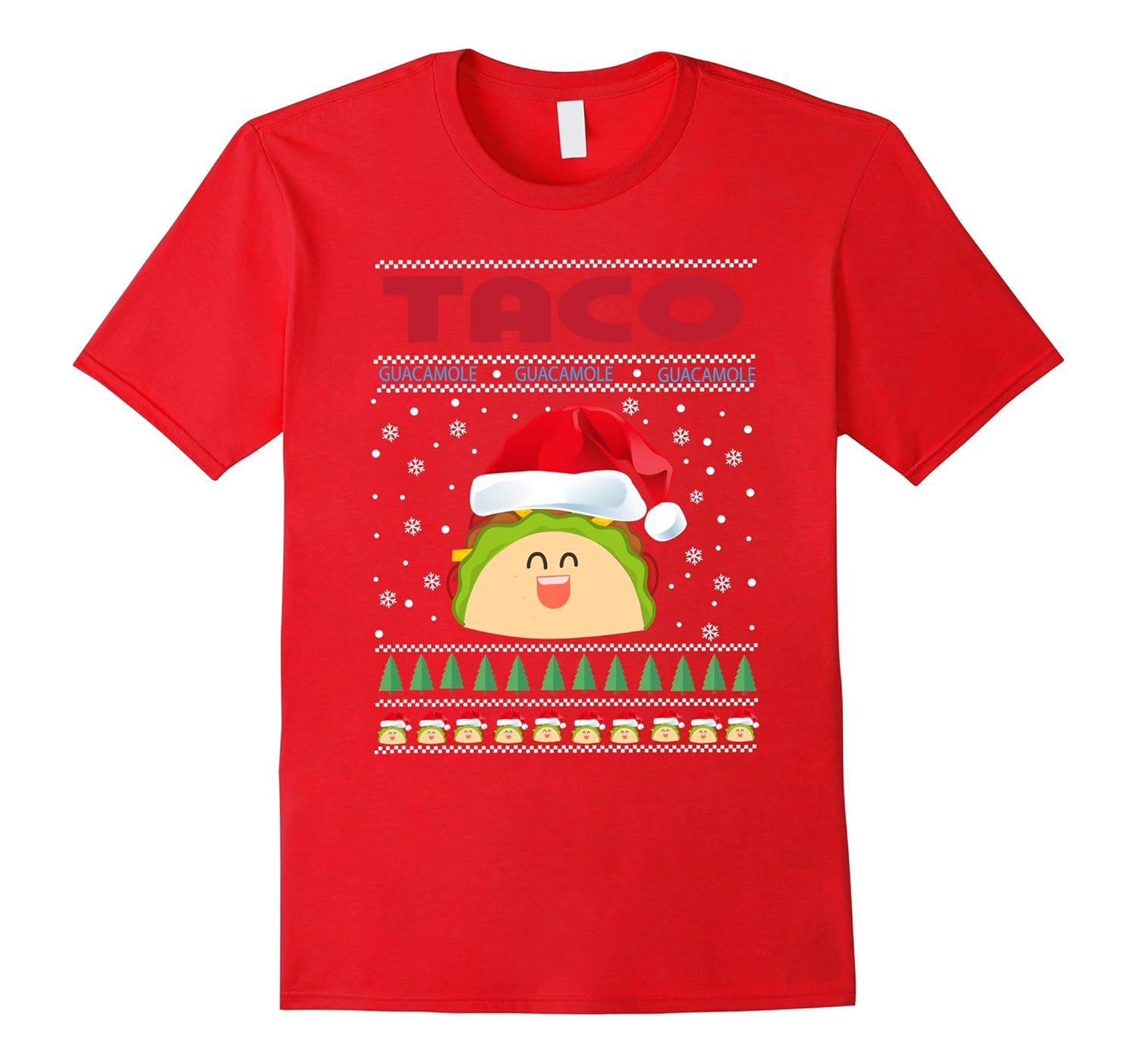 Taco Santa Ugly Christmas Sweater Funny Gift Tacos Xmas Shir-ANZ