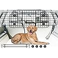 Gtongoko Dog Car Barriers for SUVs, Vehicles, Cars, & Trucks, Upgraded Adjustable Heavy-Duty Wire Mesh Pet SUV Barriers Unive