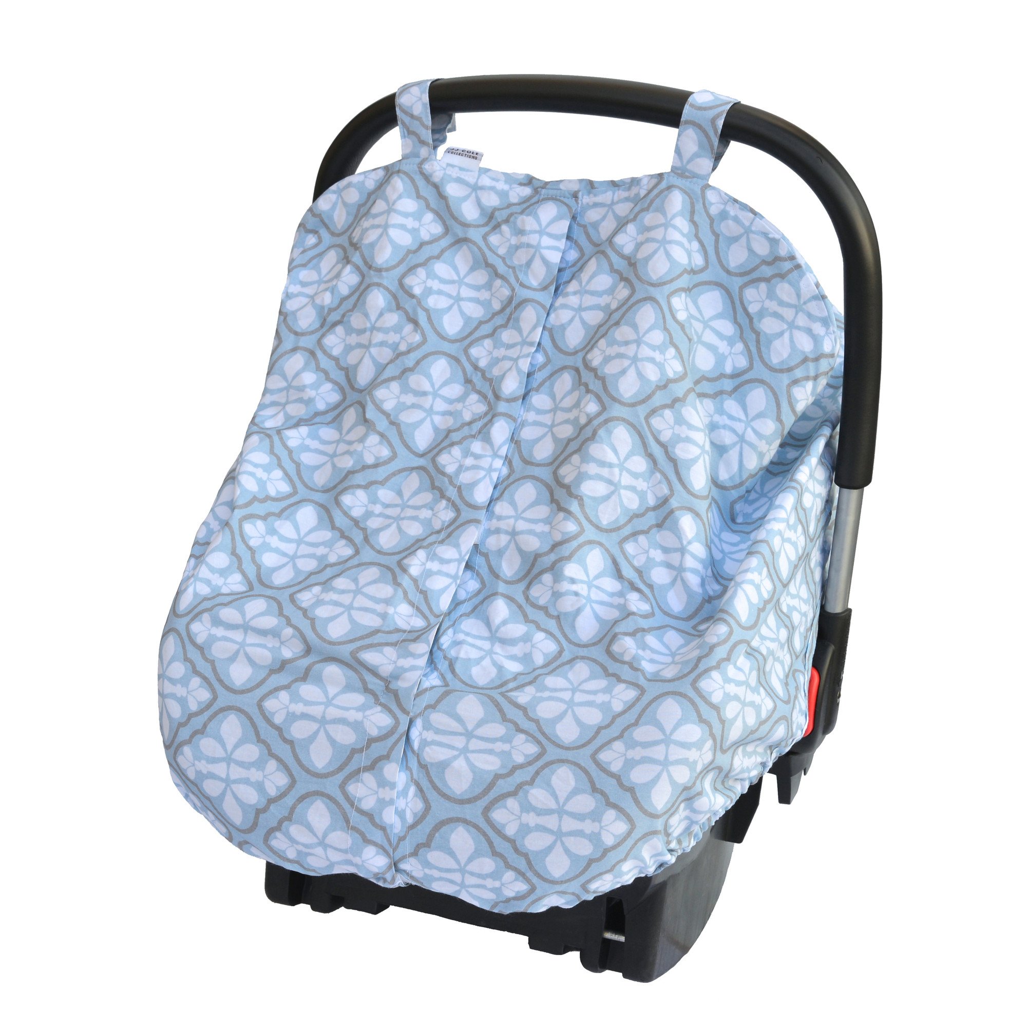 Jj Cole Shopping Cart Cover Black Floret Baby