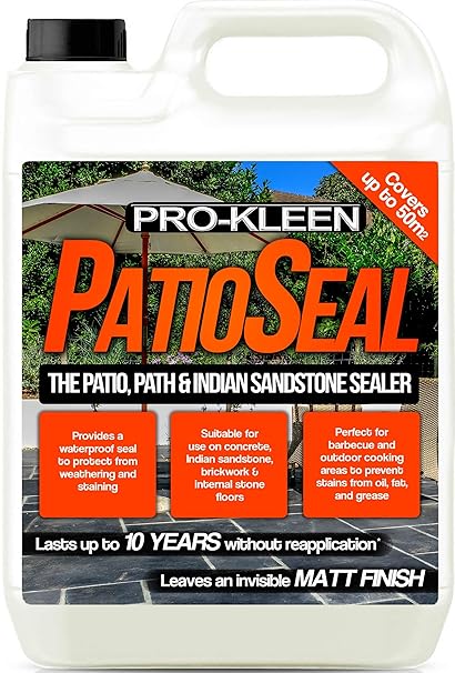 Pro Kleen Patioseal Matt Patio Sealer Sealant For Indian Sandstone