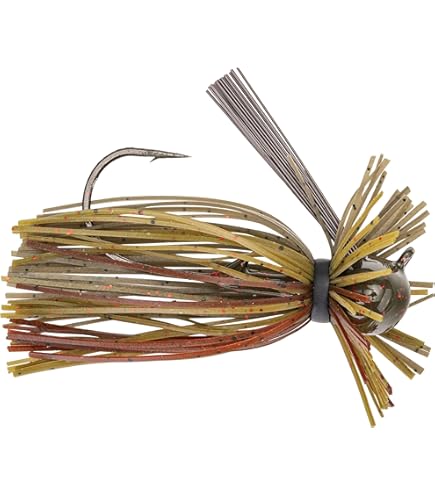 Strike King Hack Attack Fluoro Flipping Jig - 1/2 Oz Blue Craw Fishing Lure - View #11