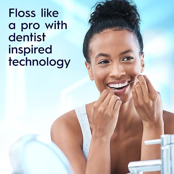 ORAL-B GLIDE PRO REFILLABLE DENTAL FLOSS STARTER KIT, 120M