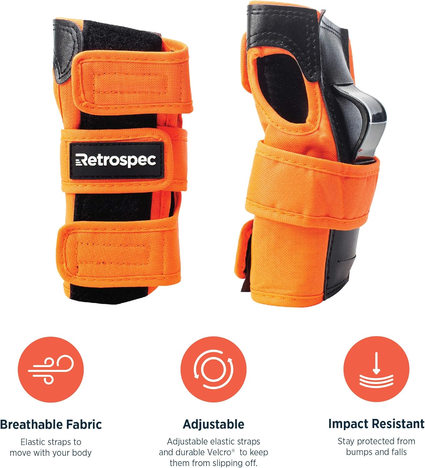 Retrospec Adult/Youth/Child Knee Pads Elbow Pads and Wrist Guards Protective Gear : Sports & Outdoors