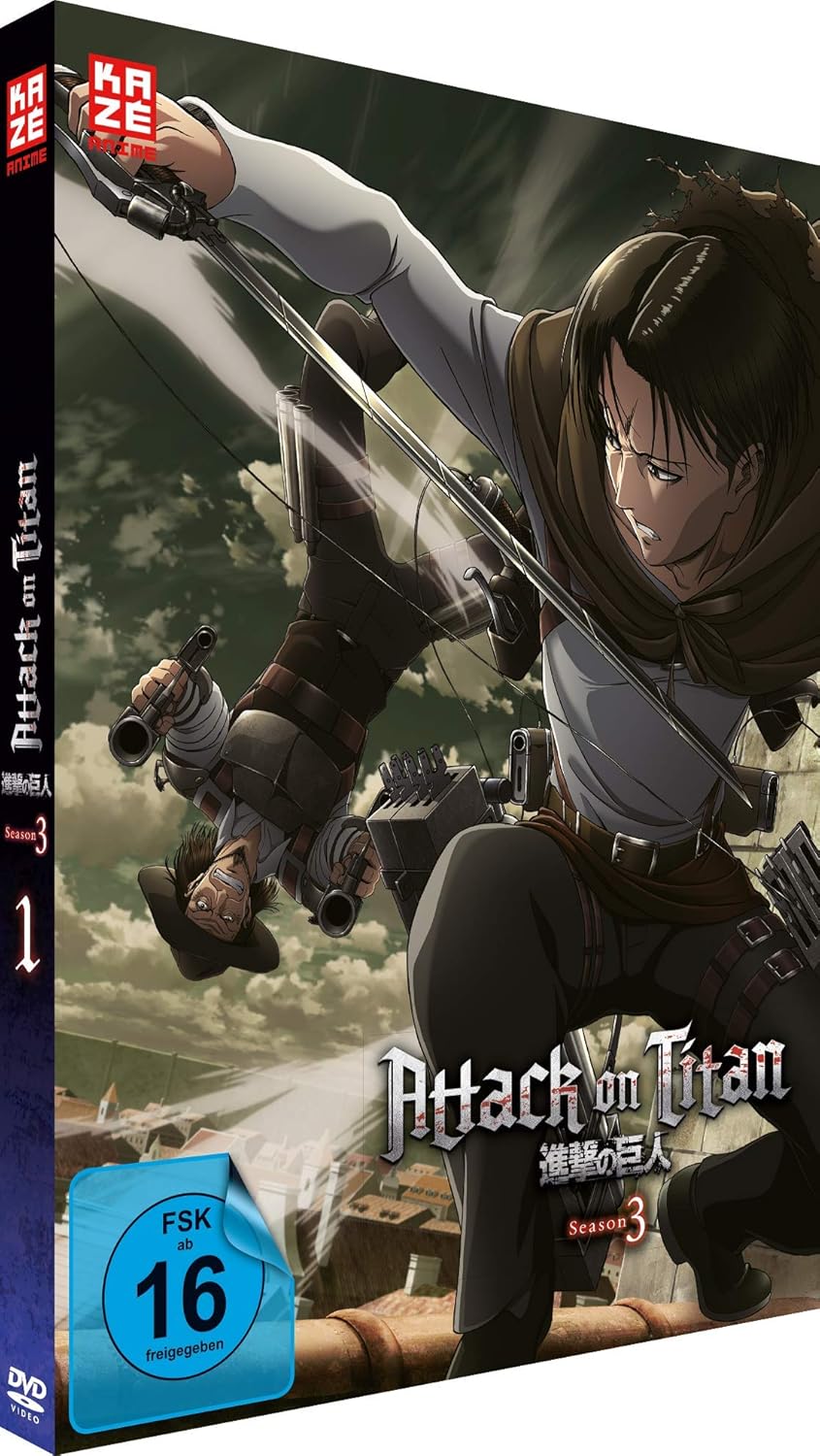 Amazon.it | Attack on Titan - Staffel 3 - Vol.1 - [DVD]: Acquista in ...