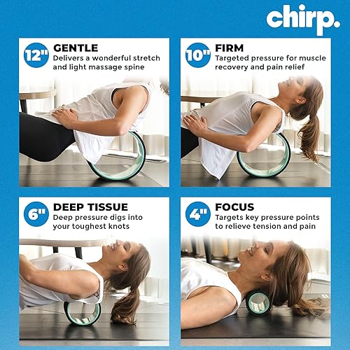 Chirp Wheel Foam Roller Targeted Back Neck Pain Relief, Muscle - Main Image