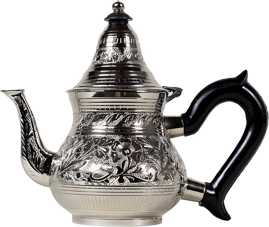 Théière Marocaine En Métal – 0.2L à 0.6L – Style Traditionnel – Neuve