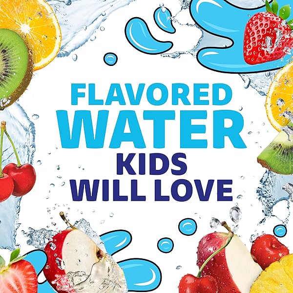CAPRI SUN ROARIN’ WATERS FLAVORED WITH OTHER NATURAL FLAVOR WATER BEVERAGE, 30 POUCHES, FOR SCHOOL LUNCHES AND ON-THE-GO HYDRATION, FRUIT PUNCH, STRAWBERRY KIWI AND TROPICAL PUNCH, 6 FL OZ