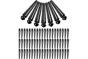 Hoement Cribbage Board Pegs 100Pcs Metal Scoring Pegs for Portable Card Games with Smooth Surface Black