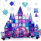 Xekel Magnetic Tiles 120PCS Magnetic Building Set STEM Educational Toy