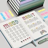 EMSHOI Graph Paper Notebook A5 320 Pages Leather Hardcover 100gsm Pink view 5