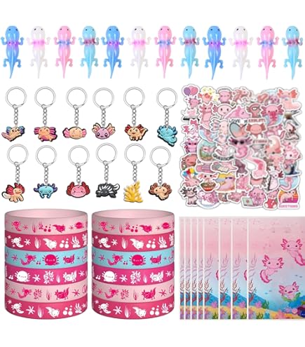 Axolotl Birthday Banner Cute Axolotls Party Supplies