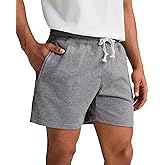 maamgic Mens Athletic Gym Shorts 5/7" Elastic Waist Casual Pajama Pocket Jogger Men Workout Short Pants