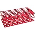 Heathrow Scientific HS27552D OneRack Tube Rack, Full Size, Polypropylene (PP), 16mm, 72 Wells, Magenta (Pack of 8)