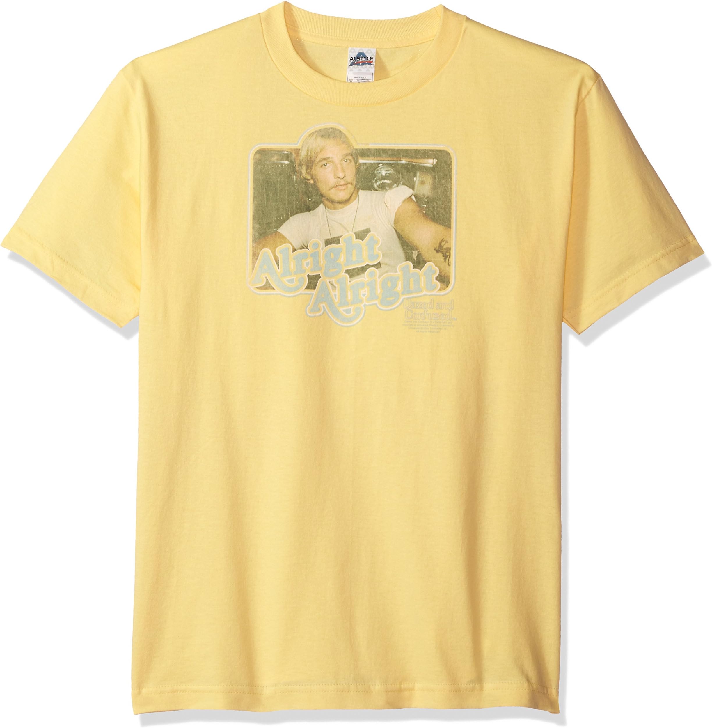 Dazed And Confused Men's Alright Alright T-shirt Banana