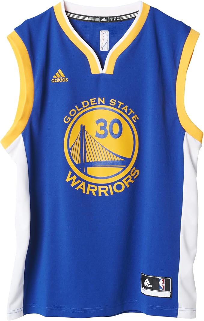 Adidas Men's International Replica Golden State Warriors Jersey Blue