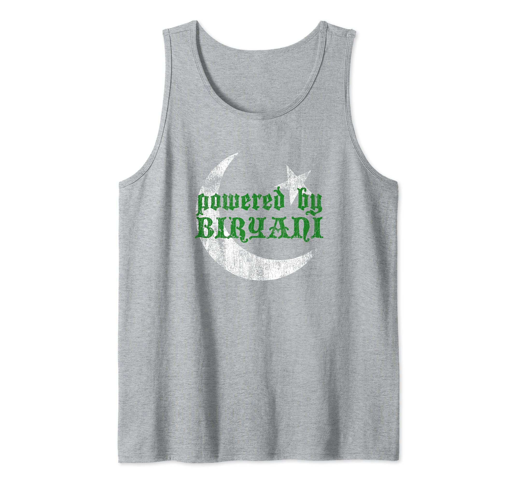 Pakistani Flag Gift - Pakistan Cricket - Powered by Biryani Tank Top