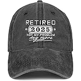 Funny Retirement Gifts for Men 2025, Mens Retirement Gifts, Retired Hat Personalized Best Retired Ideas Gifts