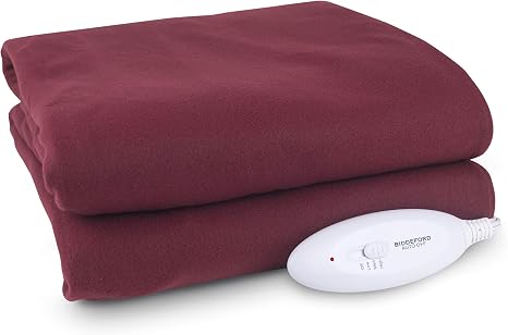 Buy Biddeford Blankets Heated Throw Blinking Red Light | UP TO 51% OFF