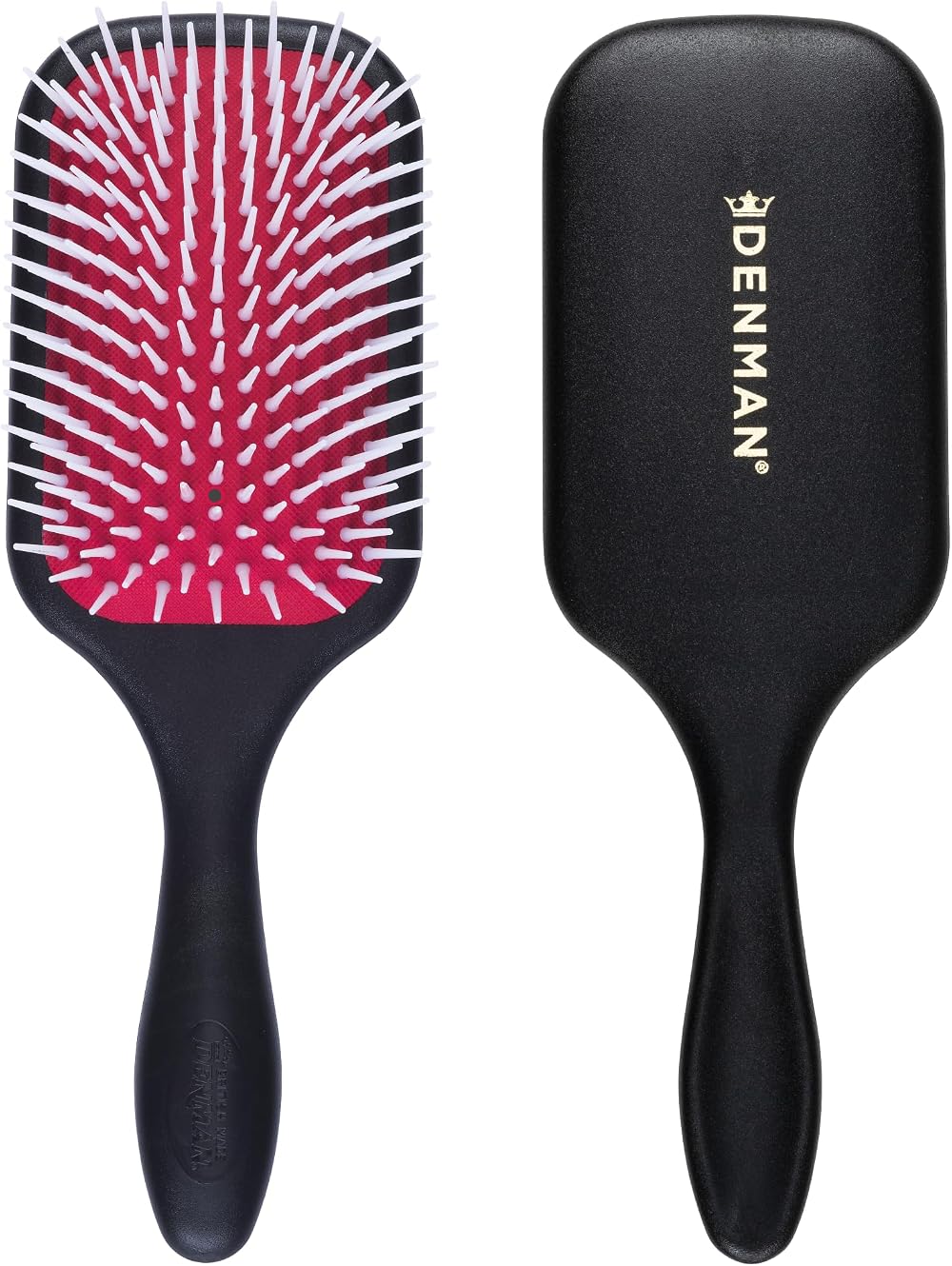 Denman Detangling Paddle Hairbrush Black D38 for Wet or Dry Hair