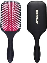 Denman Detangling Paddle Hairbrush Black D38 for Wet or Dry Hair