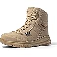 NORTIV 8 Men's Lightweight Military Tactical Work Boots Outdoor Hiking Motorcycle Combat Boots