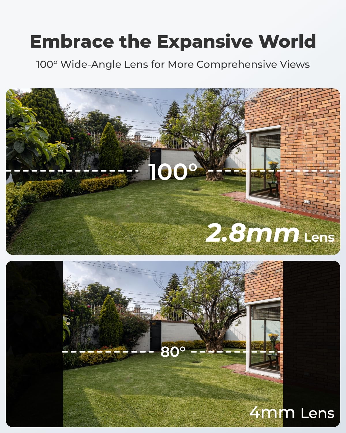 REOLINK 5MP PoE Security Camera, 2.8mm Len, 130° Diagonal, 100ft IR Night Vision, Up to 256GB SD Card, Built-in Mic, Human/Vehicle/Pet Detection for Outdoor Indoor Home Surveillance, RLC-520A-2.8mm