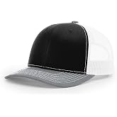 Richardson 112P Patterned Snapback Trucker Hat - Custom Leather Patch Hat | No Minimals | Volume Tiered Pricing