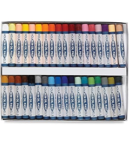Amazon.com: Holbein Artist Oil Pastel Set of 40 Colors in