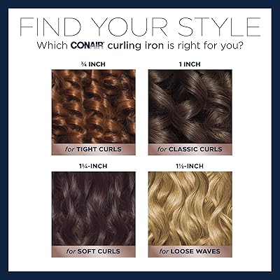Double ceramic conair curling iron Clearance