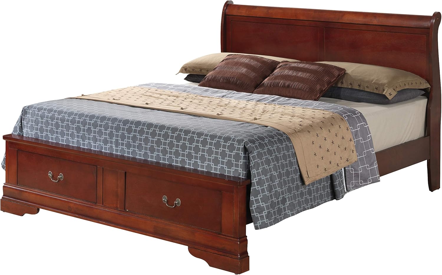 Amazon.com: Glory Furniture - Cama de almacenamiento para cama de