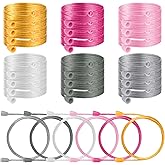 30 Sets Breakaway Clasp with Necklace Cords, Nylon Breakaway Clasp for Lanyard, Nylon Lanyard String Rope for DIY Jewelry Making Pendant Bracelet Craft, Vivid Colors
