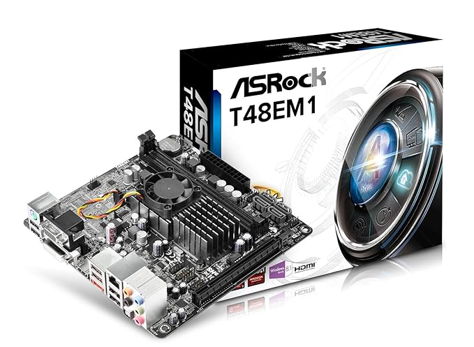 Motherboard ASRock t48em1 T48E APU ITX D-Sub/HDMI DDR3 [90-mxguq0-a0uayz]