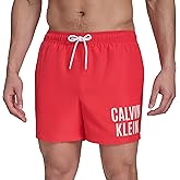 Calvin Klein Mens Volley Quick Dry Lightweight Swim Trunk