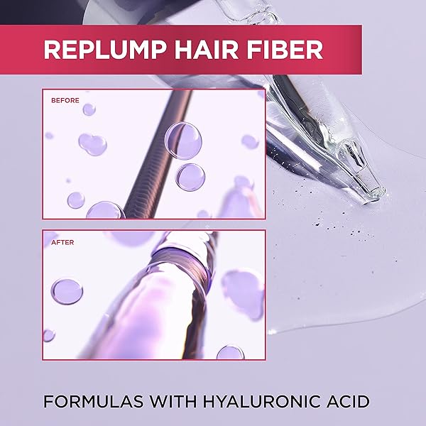 L’OREAL PARIS ELVIVE HYALURON PLUMP FLASH HYDRATION WONDER WATER HAIR RINSE, 8 SECOND HYDRATING HAIR CARE TREATMENT FOR SOFT, SHINY HAIR, 6.8 FL OZ