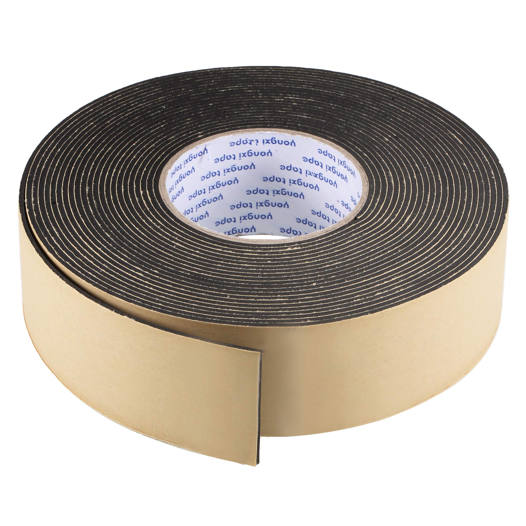 sourcing map Sealing Foam Tape 50mm Wide 2mm Thick 10m/32.8ft Long, EVA Self Adhesive Weather Strip for Window Door Insulation