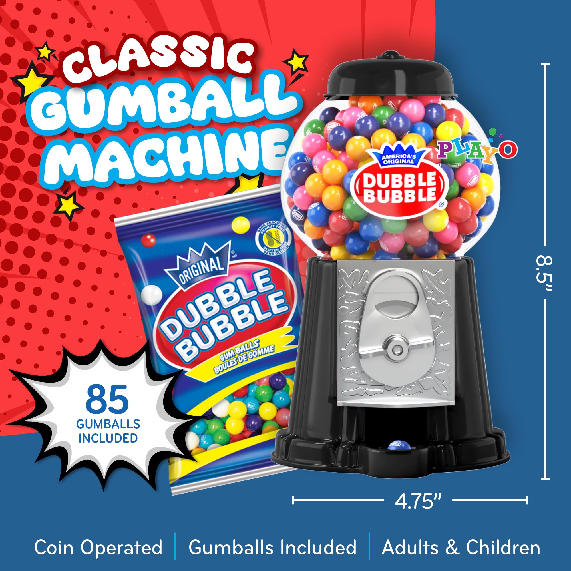 Gumball Machine Halloween Candy - for Kids 8.5