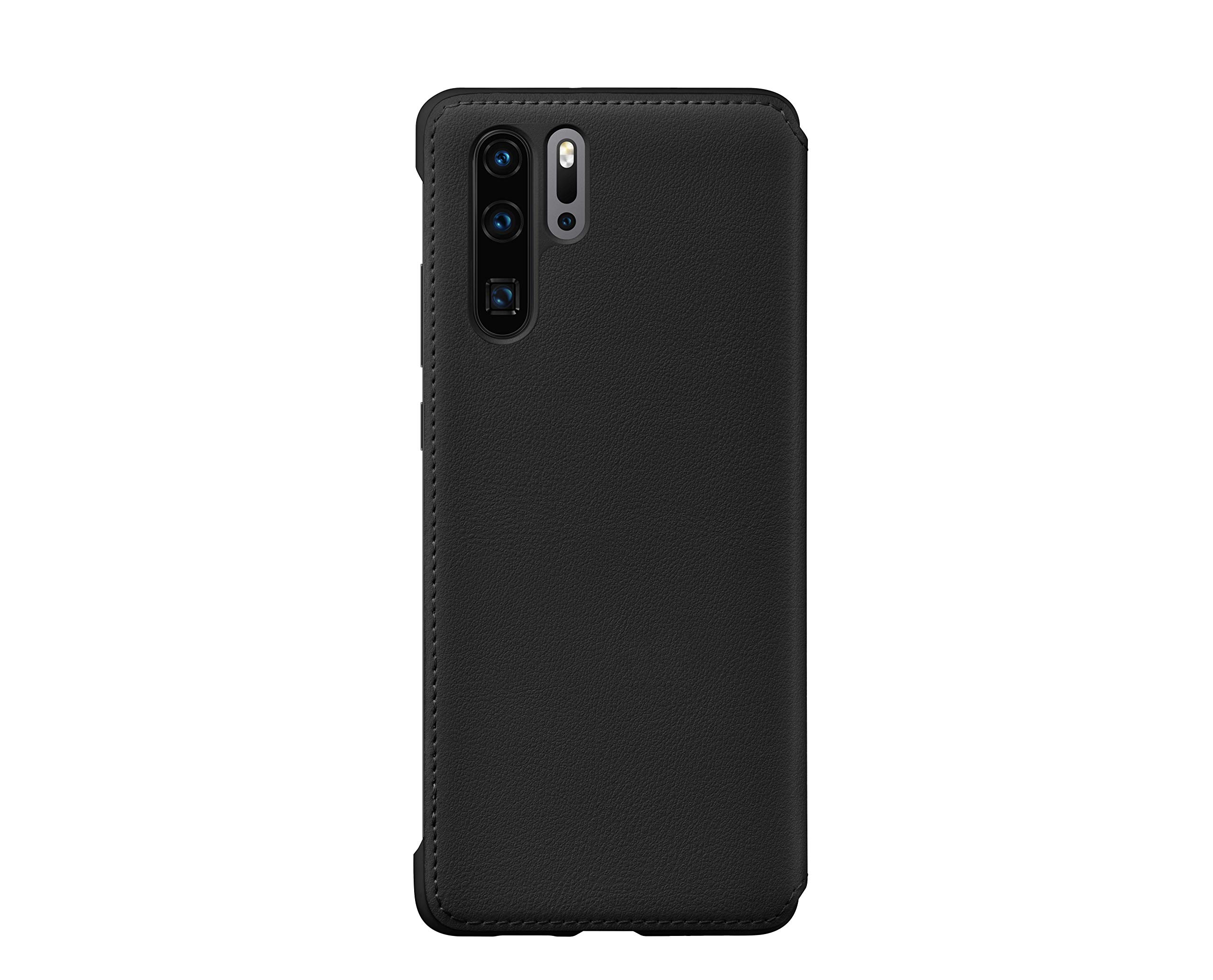 HUAWEI P30 Pro Wallet Cover Black