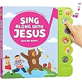 Sing Along with Jesus Christian Sound Books for Kids - 6 Bible Songs for Toddlers – Christian Easter Gifts for Kids, Baby Books & Toys - Easter Basket Essentials, Baptism, Christening Baby Gifts