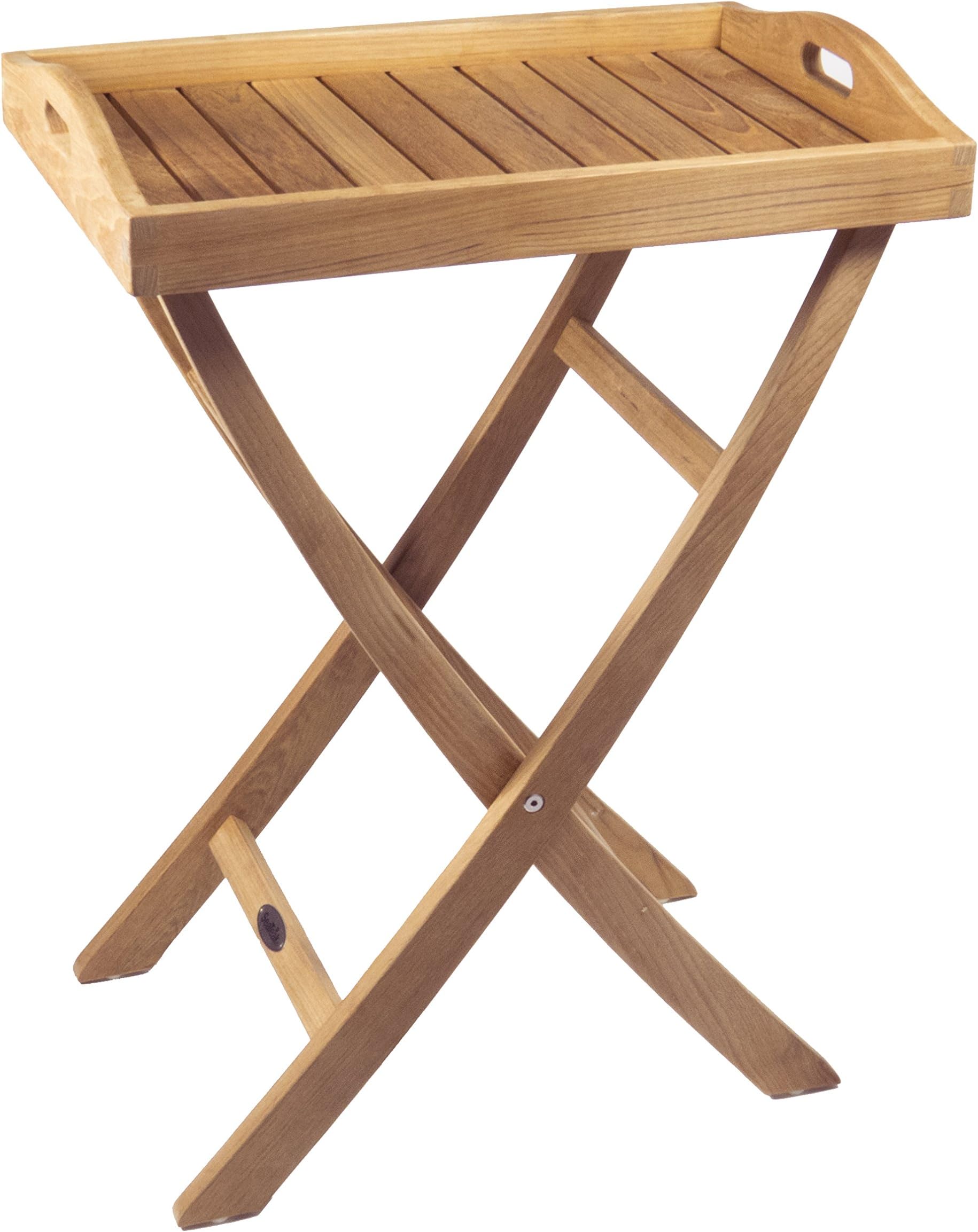 SeaTeak Folding Serving Tray with Legs
