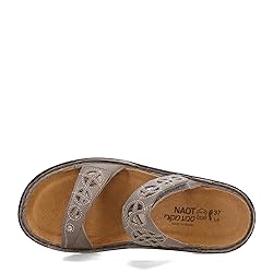 NAOT Women's Cornet Sandal Foggy Gray Lthr/Glass