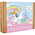 jackinthebox Unicorn Crafts for Kids Ages 4-8, 6-in-1 Unicorn Gifts for Girls, Unicorn Craft Kit, Unicorn Toys, Unicorn Arts 