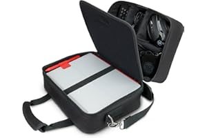 USA GEAR Console Carrying Case - Xbox Travel Bag Compatible with Xbox One and Xbox 360 with Water Resistant Exterior and Acce